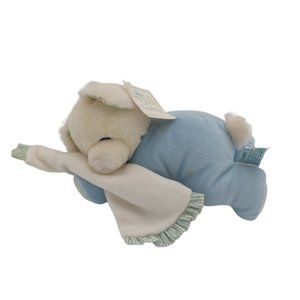 Vintage Russ Berrie Russ Baby Tender Moments Stuffed Bear Toy w Rattle Handmade